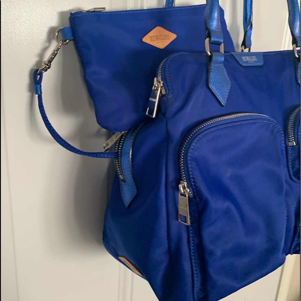 🎁🌲MZ Wallace Bold Blue Shoulder Bag - Picture 4 of 7